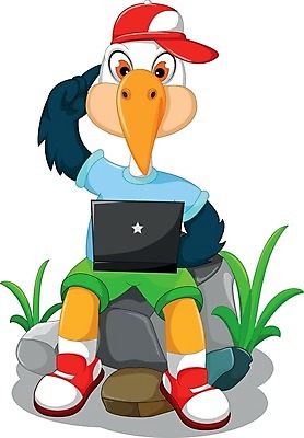 EPS 해외이미지 동물 캐릭터 셔츠 날개 일러스트 가이드 놀이 조류 하늘 앉기 초록색 파란색 컴퓨터 바위 가리킴 만화 초대 고립 마스코트 방법 샤워실 조언 팁 황새 해외202004 해외일러스트 일러캐릭터 직업 컬러 상의 모션 손짓 전자제품 돌_바위 샤워시설 파일형식 벡터 이미지허브