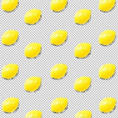 EPS 해외이미지 백그라운드 패턴 일러스트 사람없음 노란색 레몬 해외202004 해외일러스트 컬러 무늬 과일 파일형식 벡터 이미지허브