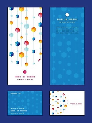 EPS 해외이미지 디자인 배너 패턴 일러스트 프레임 사람없음 파란색 세트 보석 스타일 해외202004 해외일러스트 컬러 무늬 광석 파일형식 벡터 이미지허브