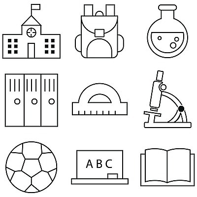 EPS 해외이미지 학생 디자인 교육 종이 선 시계 과학 가방 일러스트 졸업 학교 버스 현미경 책 스터디 세트 픽토그램 연필 펜 지구본 칠판 수학 가르침 플랫 도서관 졸업장 수집 심볼 사인 대학교 심플 윤곽 물리학 얇은 캡모자 해외202004 해외일러스트 모자_잡화 잡화 육상교통 교과목 학용품 대중교통 실험기구 학습 필기구 물리 파일형식 벡터 이미지허브