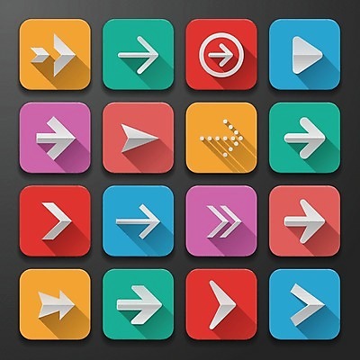 EPS 해외이미지 디자인 분홍색 일러스트 화살 프레임 빨간색 파란색 노란색 인포그래픽 회색 정보 표지판 점 플랫 정상 방향 왼쪽 아래 정사각형 커서 네비게이션 UI 다음 엘리먼트 해외202004 해외일러스트 도형 컬러 알림판 위치 파일형식 벡터 이미지허브