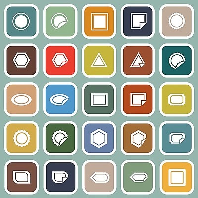 EPS 해외이미지 모양 템플릿 디자인 배너 종이 백그라운드 컨셉 스티커 곡선 일러스트 비즈니스 프레임 숙이기 세트 사무실 꼬리표 라벨 공백 흰색 원형 발표 플랫 모서리 가장자리 심볼 오브젝트 사인 정사각형 배지 육각형 직사각형 고립 어려움 엘리먼트 해외202004 해외일러스트 도형 선 컬러 포즈 둘레 파일형식 벡터 이미지허브