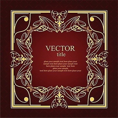 EPS 해외이미지 디자인 일러스트 프레임 사람없음 장식 빈티지 고급 우아함 바로크 빅토리아 해외202004 해외일러스트 컨셉 파일형식 벡터 이미지허브