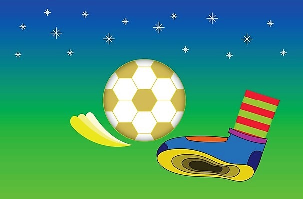 EPS 해외이미지 별 스포츠 신발 일러스트 공 부츠 컬러풀 축구 해외202004 해외일러스트 자연요소 컬러 구기 파일형식 벡터 이미지허브