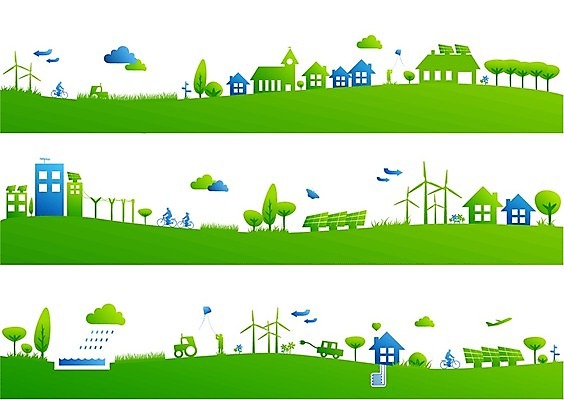 EPS 해외이미지 배너 지구 백그라운드 일러스트 자연 설계 초록색 글로벌 태양 지구본 환경 에너지 시골 도시 에코 타운 유지 개발 생태학 해외202004 해외일러스트 자연요소 교육 컬러 컨셉 생태계 파일형식 벡터 이미지허브