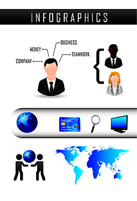 EPS 해외이미지 디자인 여자 남자 일러스트 비즈니스 사람모양 성인 두명 인포그래픽 정보 성인만 해외202004 해외일러스트 모양 사람 파일형식 벡터 이미지허브