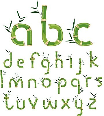 EPS 해외이미지 알파벳 줄기 잎 일러스트 자연 열대 초록색 세트 P N E G X 편지 B 수집 대나무 에코 S O C F K L M D Z H Y I R T 이국적 해외202004 해외일러스트 나무 식물 영어 컬러 환경 생태계 파일형식 벡터 이미지허브