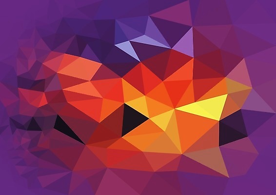 EPS 해외이미지 디자인 백그라운드 그래픽백그라운드 일러스트 추상 사람없음 보라색 주황색 폴리곤 해외202004 해외일러스트 컬러 무늬 그래픽 파일형식 벡터 이미지허브