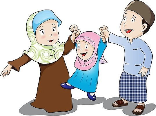 EPS 해외이미지 전통 딸 행복 어린이 일러스트 가족 엄마 소년 아빠 이슬람교 만화 해외202004 해외일러스트 남자 감정 종교 관계 사람 파일형식 벡터 이미지허브