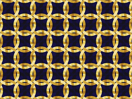 EPS 해외이미지 디자인 백그라운드 패턴 일러스트 추상 장식 파란색 갈색 반지 그물 뜨개질 황금 질감 매듭 스타일 해외202004 해외일러스트 컬러 무늬 장신구 취미 파일형식 벡터 이미지허브