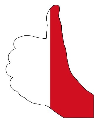 EPS 해외이미지 손 배너 실루엣 유럽 백그라운드 신체 일러스트 부분 손가락 빨간색 흰색 깃발 OK 심볼 사인 신호 고립 몰타섬 전국 지리 해외202004 해외일러스트 나라 컬러 섬 촬영기법 손짓 신체부위 몰타 파일형식 벡터 모션 사람 이미지허브