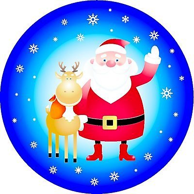 EPS 해외이미지 크리스마스 겨울 일러스트 사슴 선물 사람없음 산타클로스 인사 눈송이 12월 클라우스 해외202004 해외일러스트 계절 기념일 포유류 눈_날씨 예절 날짜 파일형식 벡터 이미지허브