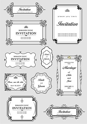 EPS 해외이미지 디자인 일러스트 프레임 사람없음 장식 빈티지 고급 우아함 바로크 빅토리아 해외202004 해외일러스트 컨셉 파일형식 벡터 이미지허브