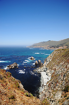 포토 JPG 해외이미지 파도 바다 산 사람없음 초록색 물 파란색 미국 언덕 캘리포니아 해외202004 해외포토 자연요소 컬러 북아메리카 파일형식 이미지허브