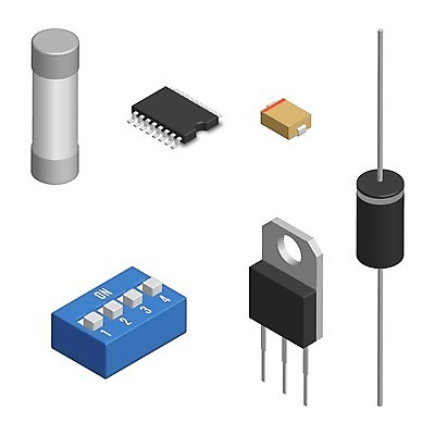 EPS 해외이미지 클립아트 디자인 일러스트 표면 그래픽 세트 3D 금속 웹 장비 에너지 수리 보호 플라스틱 심플 전자 스위치 고립 다이오드 전압 제어 콘덴서 프로세서 공급 현실 해외202004 해외일러스트 컨셉 인터넷 재질 디지털합성 파일형식 벡터 이미지허브