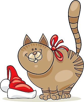 EPS 해외이미지 행복 크리스마스 일러스트 휴가 수염 선물 미소 그래픽 빨간색 반려동물 산타클로스 고양이 인사 신용카드 만화 그림 코믹 소원 캡모자 클라우스 해외202004 해외일러스트 동물 모자_잡화 기념일 감정 컬러 포유류 표정 금융 예절 파일형식 벡터 이미지허브