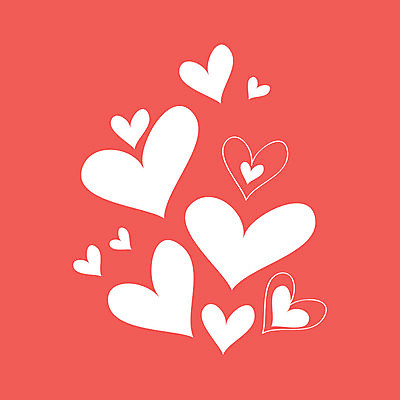 EPS 해외이미지 분홍색 백그라운드 일러스트 사랑 사람없음 하트 오브젝트 해외202004 해외일러스트 모양 감정 컬러 파일형식 벡터 이미지허브