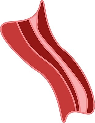 EPS 해외이미지 행복 분홍색 일러스트 식당 맛 아침식사 그림 베이컨 단백질 식욕 짠맛 해로움 해외202004 해외일러스트 감정 컬러 컨셉 돼지고기 상점 식사 영양소 파일형식 벡터 이미지허브