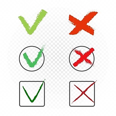 EPS 해외이미지 템플릿 디자인 십자가 일러스트 성공 빨간색 초록색 세트 상자 픽토그램 웹 금지 최고 원형 그리기 선택 투표 선거 심볼 체크표시 확인 흔적 사인 그림 정사각형 긍정 동의 승인 얇은 잘못 체크리스트 목차 해외202004 해외일러스트 도형 컬러 컨셉 인터넷 모션 민주주의 파일형식 벡터 이미지허브