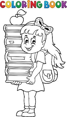 EPS 해외이미지 클립아트 학생 여학생 교육 어린이 일러스트 학교 책가방 미술 미소 사람 책 페인트 기둥 잡기 그리기 교과서 그림 윤곽 문학 해외202004 해외일러스트 여자 건축 가방 모션 문화예술 교재 표정 파일형식 벡터 이미지허브