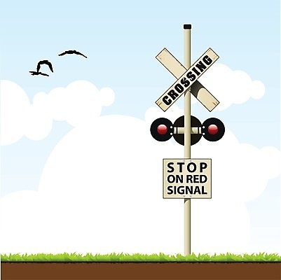 EPS 해외이미지 십자가 일러스트 교통시설 안전 기차 위험 사인 신호 고립 그런지 선로 옛날 주목 해외202004 해외일러스트 육상교통 교통 컨셉 대중교통 시설 파일형식 벡터 이미지허브