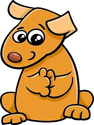 EPS 해외이미지 캐릭터 일러스트 앉기 사람없음 반려동물 갈색 귀여움 개 만화 손모으기 해외일러스트 일러캐릭터 동물 컬러 컨셉 포유류 모션 손짓 파일형식 벡터 이미지허브