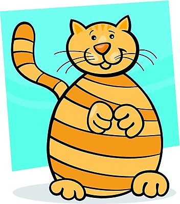 EPS 해외이미지 동물 일러스트 수염 그래픽 빨간색 반려동물 노란색 고양이 유머 만화 그림 꼬리 코믹 얼룩무늬 캐리커처 해외202004 해외일러스트 감정 컬러 무늬 포유류 파일형식 벡터 이미지허브