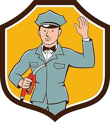 EPS 해외이미지 남자 물결 파도 일러스트 노동자 그래픽 휘발유 만화 종업원 방패 펌프 고립 노즐 해외202004 해외일러스트 직업 바다 사람 석유 파일형식 벡터 이미지허브