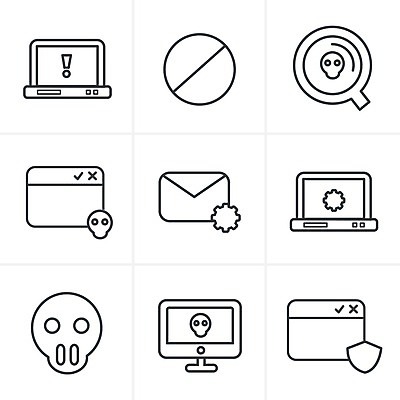 EPS 해외이미지 디자인 벽 백그라운드 인터넷 일러스트 불 경고 안전 노트북 컴퓨터 상자 검은색 웹 금지 오픈 수비 플랫 바이러스 벌레 보호 위험 절도 심볼 사인 그림 파일 잠금 보안 공포 감시 시스템 방패 고립 그만 소프트웨어 스파이 스팸 엘리먼트 해골모형 해외202004 해외일러스트 자연요소 컬러 곤충 컨셉 모션 전자제품 모형 범죄 파일형식 벡터 이미지허브