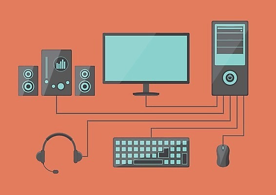 EPS 해외이미지 이어폰 인터넷 일러스트 컴퓨터 세트 디지털 스크린 모니터 검은색 헤드폰 장비 회색 정보 키보드 네트워크 플랫 쥐 연결 만화 심볼 오브젝트 하드웨어 해외202004 해외일러스트 컬러 음향기기 전자제품 설치류 파일형식 벡터 이미지허브