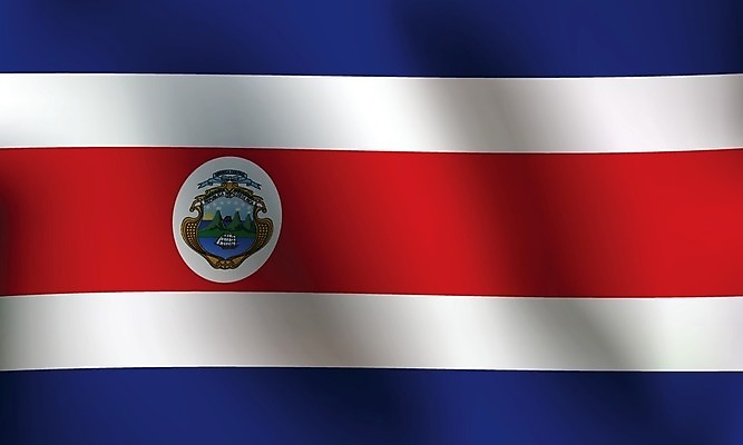 EPS 해외이미지 디자인 배너 문화 물결 여행 백그라운드 일러스트 그래픽 빨간색 파란색 미국 흰색 깃발 심볼 사인 고립 전국 정부 정치 코스타리카 해외202004 해외일러스트 컬러 북아메리카 중앙아메리카 파일형식 벡터 이미지허브