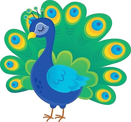 EPS 해외이미지 모양 동물 디자인 행복 일러스트 자연 조류 미술 장식 컬러풀 우아함 공작 깃털 꼬리 고립 동물상 스타일 해외202004 해외일러스트 감정 컬러 컨셉 문화예술 조형물 생태계 파일형식 벡터 이미지허브