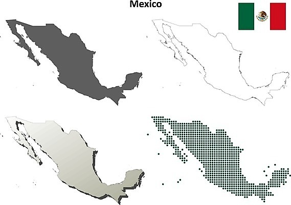 EPS 해외이미지 실루엣 백그라운드 지도 일러스트 멕시코 미국 공백 경계선 깃발 도시 윤곽 영토 모자이크 고립 디테일 해외202004 해외일러스트 선 북아메리카 촬영기법 경계 파일형식 벡터 이미지허브