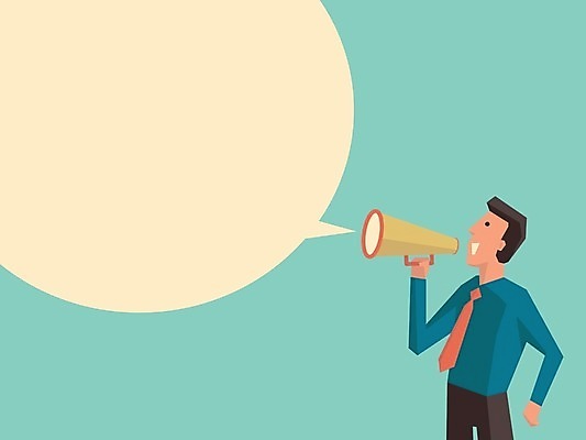 EPS 해외이미지 직업 캐릭터 디자인 여자 말풍선 일러스트 비즈니스 텍스트 통신 넥타이 노동자 말하기 사람 확성기 외침 잡기 비즈니스맨 발표 만화 종업원 시끄러움 카피스페이스 해외202004 해외일러스트 일러캐릭터 잡화 남자 모션 소리 공백 직장인 파일형식 벡터 이미지허브