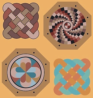 EPS 해외이미지 곡선 일러스트 건축양식 바닥 장식 수확 골동품 보행로 클래식 타일 질감 모자이크 그리스인 로마인 비잔틴 옛날 스타일 해외202004 해외일러스트 서양인 건축 길 선 컨셉 농업 인종 제국 파일형식 벡터 이미지허브