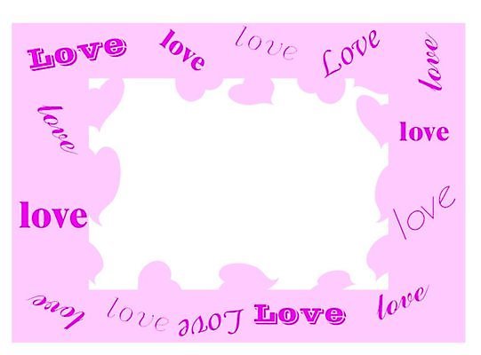 EPS 해외이미지 분홍색 일러스트 추상 프레임 발렌타인데이 사랑 장식 하트 축하 해외202004 해외일러스트 모양 감정 컬러 컨셉 무늬 데이이벤트 파일형식 벡터 이미지허브