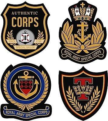 EPS 해외이미지 모양 배너 리본 바다 컨셉 요트 일러스트 부분 성공 왕관 항해 안전 장식 세트 라벨 힘 수확 클래식 경찰 대표 왕 상패 메달 심볼 오브젝트 사인 복고 군용 보안 선원 배지 방패 닻 명예 휘장 왕국 월계수 스타일 해외202004 해외일러스트 직업 농업 배_교통 군대 프레임 상_우승 상_상패 파일형식 벡터 이미지허브