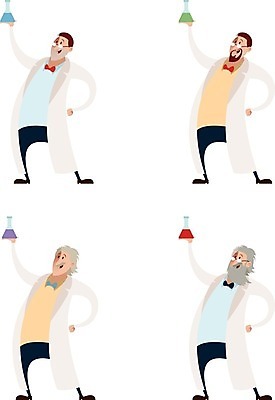 EPS 해외이미지 캐릭터 디자인 교육 남자 안경 과학 일러스트 학교 실험 미술 사람 소년 성인 약 교사 교수 의사 코트 흰색 발표 실험실 보호 만화 심볼 과학자 플라스크 생물학 클립 튜브 고립 화학물질 화학자 해외202004 해외일러스트 일러캐릭터 직업 잡화 어린이 컬러 컨셉 의학 문화예술 실험기구 외투 의료진 화학 학자 파일형식 벡터 이미지허브