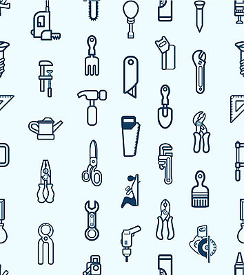 EPS 해외이미지 디자인 산업 백그라운드 패턴 일러스트 벽지 그래픽 경작 페인트 총 도구 공구 나사 스패너 직물 붓 칼 망치 심볼 타일 질감 정사각형 페인트붓 목공예 DIY 편리함 땅바닥 송곳 재주꾼 전기톱 하드웨어 해외202004 해외일러스트 도형 무기 컨셉 무늬 바닥 취미 컴퓨터 농사 공예 톱 파일형식 벡터 이미지허브