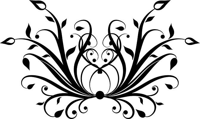 EPS 해외이미지 식물 디자인 꽃 실루엣 일러스트 자연 아이디어 미술 숫자 검은색 문신 그림 서식 오리지널 스타일 해외202004 해외일러스트 문자 컬러 컨셉 문화예술 촬영기법 생태계 파일형식 벡터 이미지허브