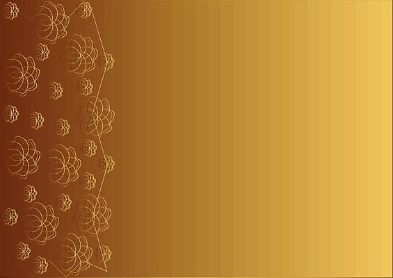 EPS 해외이미지 디자인 꽃 백그라운드 패턴 일러스트 벽지 추상 그래픽 갈색 화려 황금 질감 윤곽 엘리먼트 해외202004 해외일러스트 식물 컬러 컨셉 무늬 파일형식 벡터 이미지허브