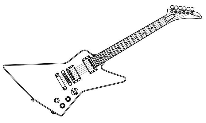 EPS 해외이미지 디자인 음악 일러스트 미술 그래픽 금속 기구 기타 끈 모험가 그림 윤곽 무거움 고립 뮤지컬 팝 해외202004 해외일러스트 재질 현악기 문화예술 무게 파일형식 벡터 이미지허브