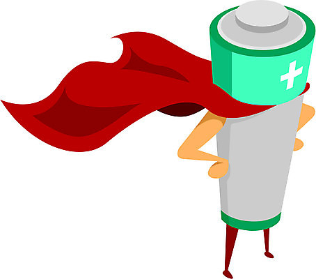 EPS 해외이미지 컨셉 일러스트 아이디어 서기 환경 힘 에너지 그린에너지 망토 환경보전 긍정 영웅 베터리 슈퍼히어로 해외202004 해외일러스트 모션 사회이슈 파일형식 벡터 이미지허브