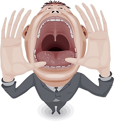 EPS 해외이미지 남자 일러스트 비즈니스 통신 대화 한명 사람 정장 성인 소리 외침 듣기 비즈니스맨 메시지 만화 비명 제어 해외202004 해외일러스트 1 옷 모션 말하기 직장인 파일형식 벡터 이미지허브