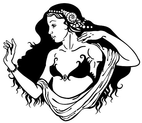 EPS 해외이미지 긴머리 얼굴 바다 여행 신체 일러스트 자연 휴가 요정 흑백 사람 성인 물 상점 스파 꿈 우아함 문신 단아함 해외202004 해외일러스트 자연요소 헤어스타일 컨셉 촬영기법 신체부위 생태계 파일형식 벡터 이미지허브