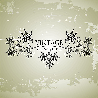 EPS 해외이미지 꽃 백그라운드 잎 라인일러스트 일러스트 타이포그라피 사람없음 연두색 빈티지 잎줄기 해외202004 해외일러스트 식물 문자 줄기 컨셉 초록색 파일형식 벡터 이미지허브