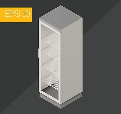 EPS 해외이미지 모델 디자인 음료 일러스트 유리 세로 3D 주방 얼음 기계 장비 오브젝트 진열장 상업 냉장고 소매 고립 냉각기 냉동고 해외202004 해외일러스트 자연요소 재질 가전제품 디지털합성 파일형식 벡터 이미지허브