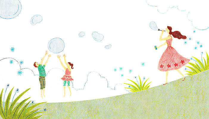 주간 PSD 식물 여자 남자 어린이 일러스트 가족 놀이 사람 성인 야외 풀 비눗방울 국내일러스트 자연요소 관계 파일형식