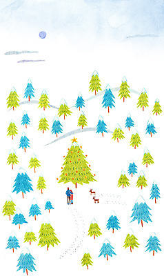 PSD 나무 식물 동물 커플 계절 여자 남자 크리스마스 겨울 데이트 일러스트 사슴 사람 성인 두명 크리스마스트리 성인만 국내일러스트 기념일 포유류 관계 파일형식
