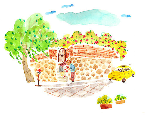 주간 PSD 나무 식물 커플 여자 남자 꽃 여유 데이트 일러스트 자동차 키스 사랑 사람 성인 야외 두명 담장 다정 순수 설레임 집앞 성인만 국내일러스트 자연요소 감정 육상교통 컨셉 관계 애정표현 파일형식